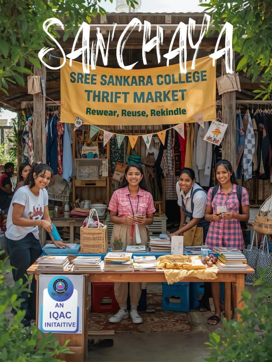 The IQAC of Sree Sankara College has launched SANCHAYA, a Thrift Market initiative