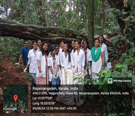 Study trip to Iringolkavu, Perumbavoor