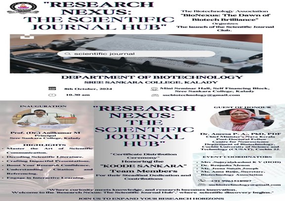 Launch of Scientific Journal Club