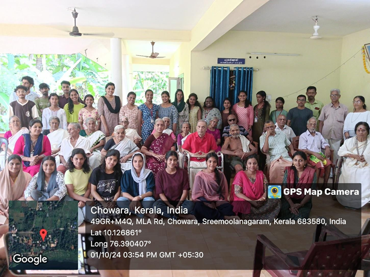 Social Service Activity – A visit to Senior Citizen Home