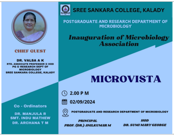 Inauguration of the Association of Microbiology – MICROVISTA 2024