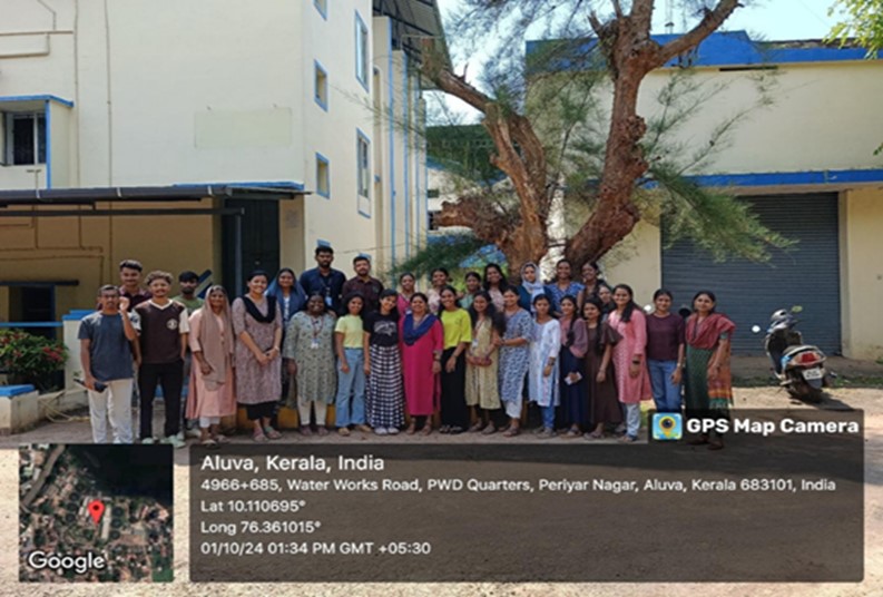 Experiential learning-based visit to Water Treatment Plant, Aluva