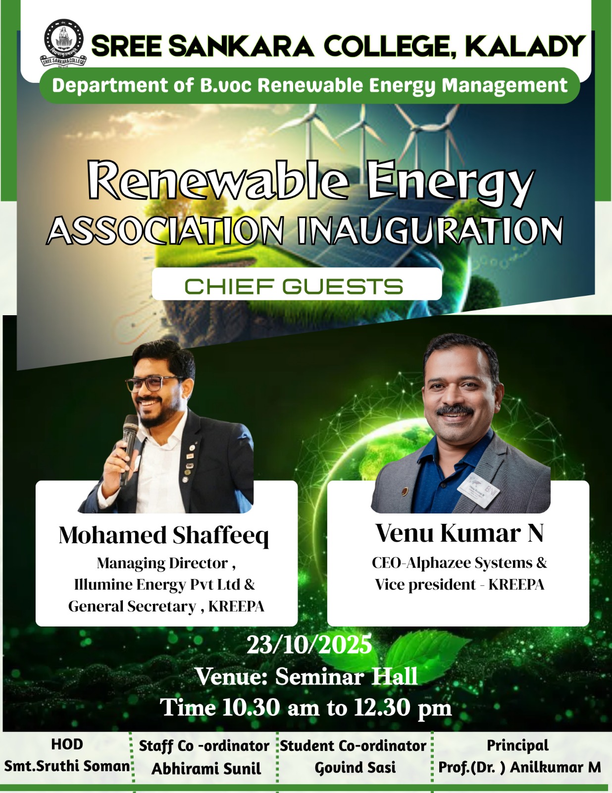 Department Association Inauguration