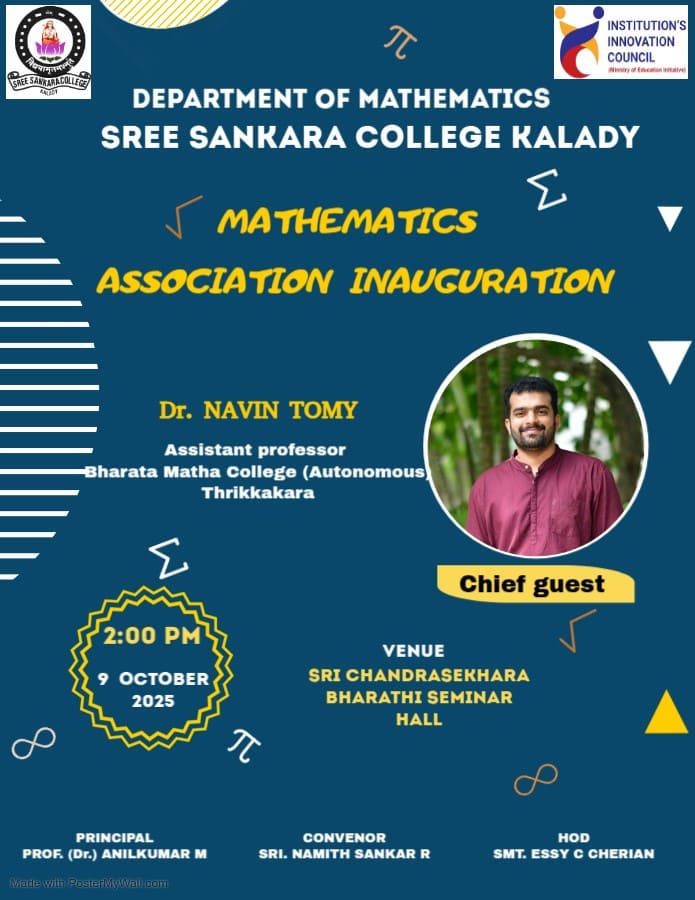 MATHEMATICS ASSOCIATION INAUGURATION 2025-26